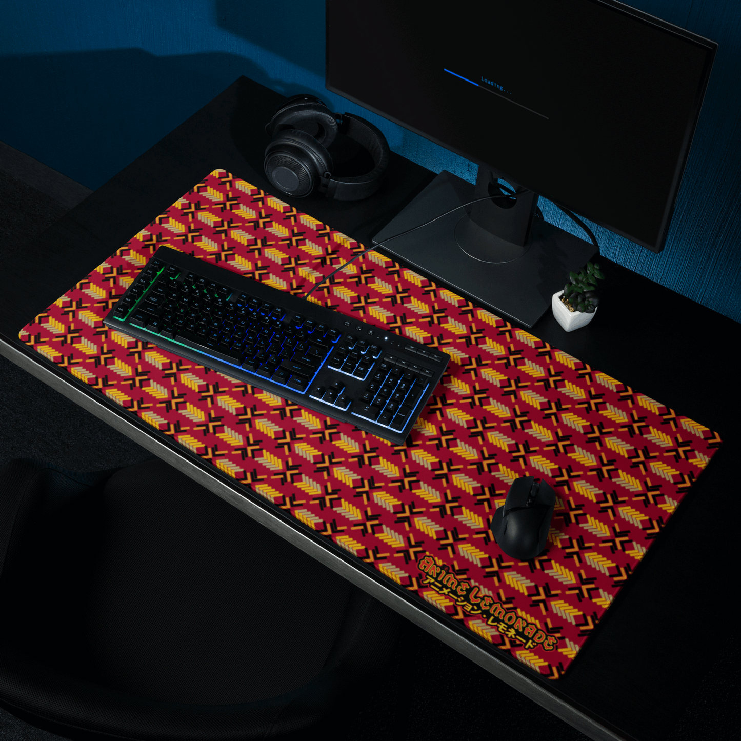 AnimeLemonade Red Gaming mouse pad