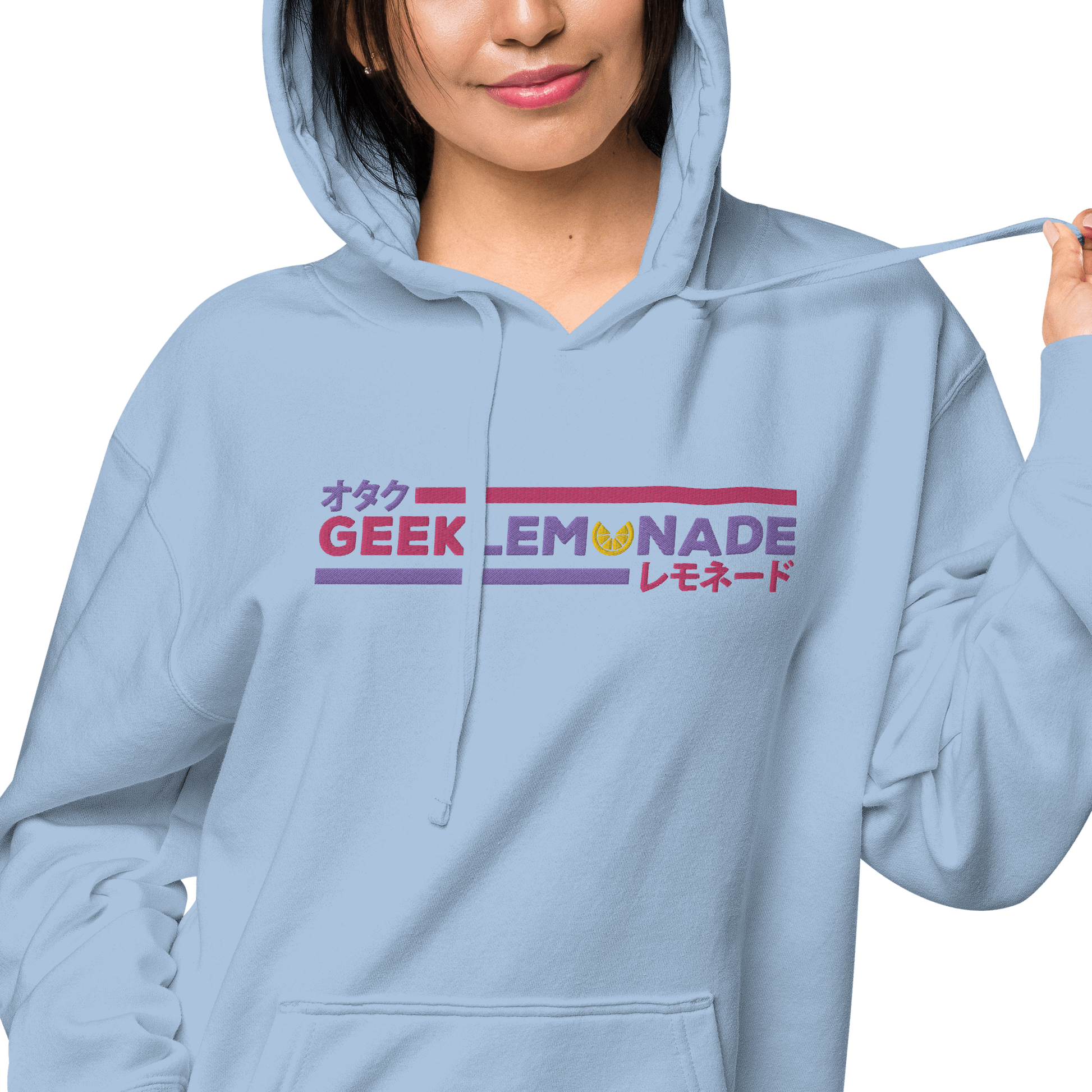 Geek's Pink & Purp Unisex pigment-dyed hoodie
