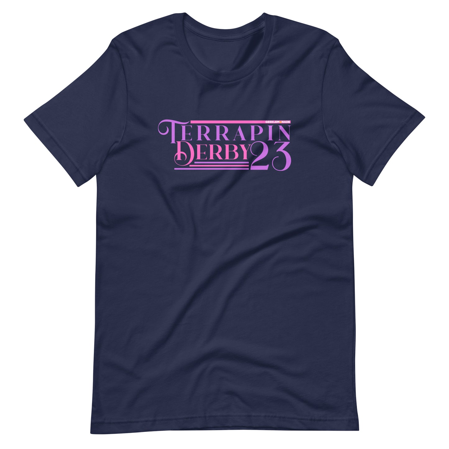 Terrapin Derby Pink Unisex t-shirt