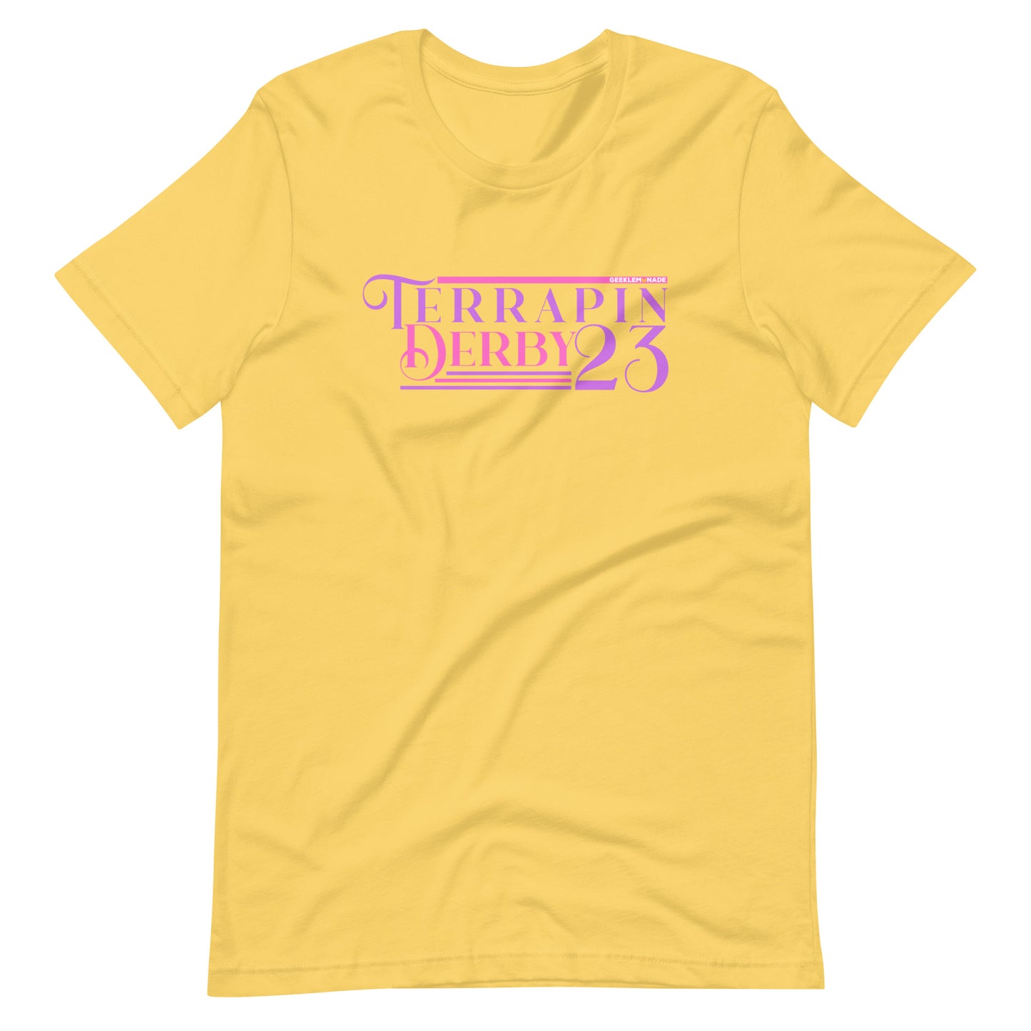Terrapin Derby Pink Unisex t-shirt