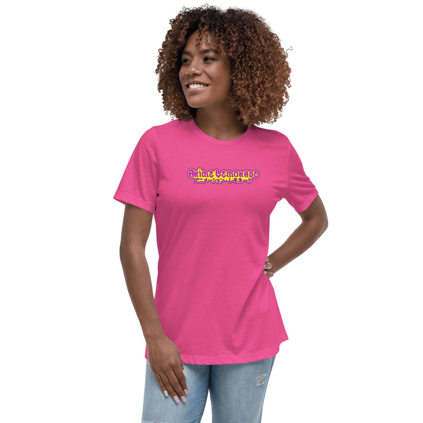 Geek's Pink & Purp Women's Relaxed T-Shirt