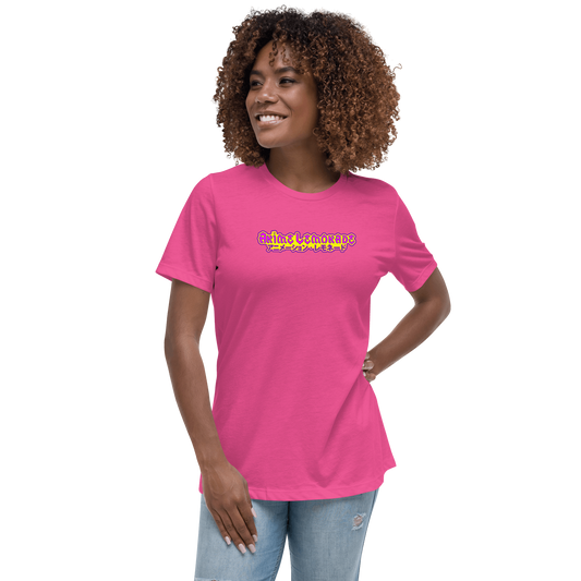 Geek's Pink & Purp Women's Relaxed T-Shirt