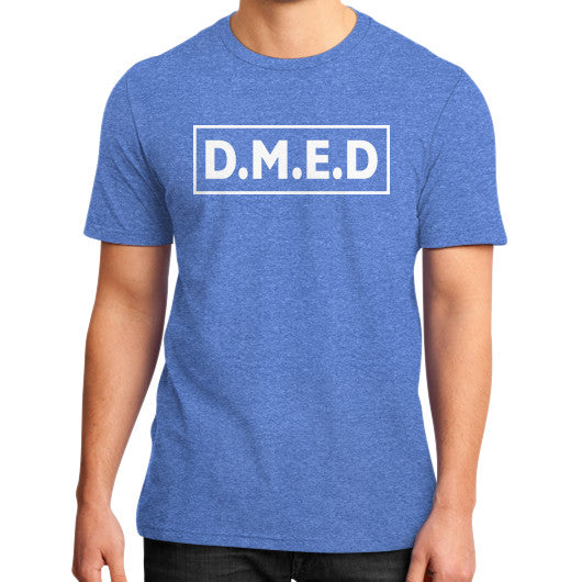 District T-Shirt (on man) Heather blue Ar Designed!