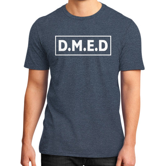 District T-Shirt (on man) Heather navy Ar Designed!