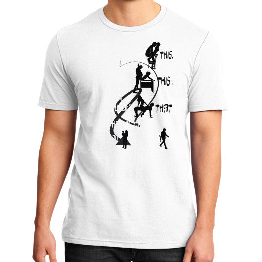 District T-Shirt (on man) White Ar Designed!