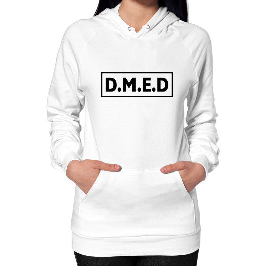 Hoodie (on woman) White Ar Designed!
