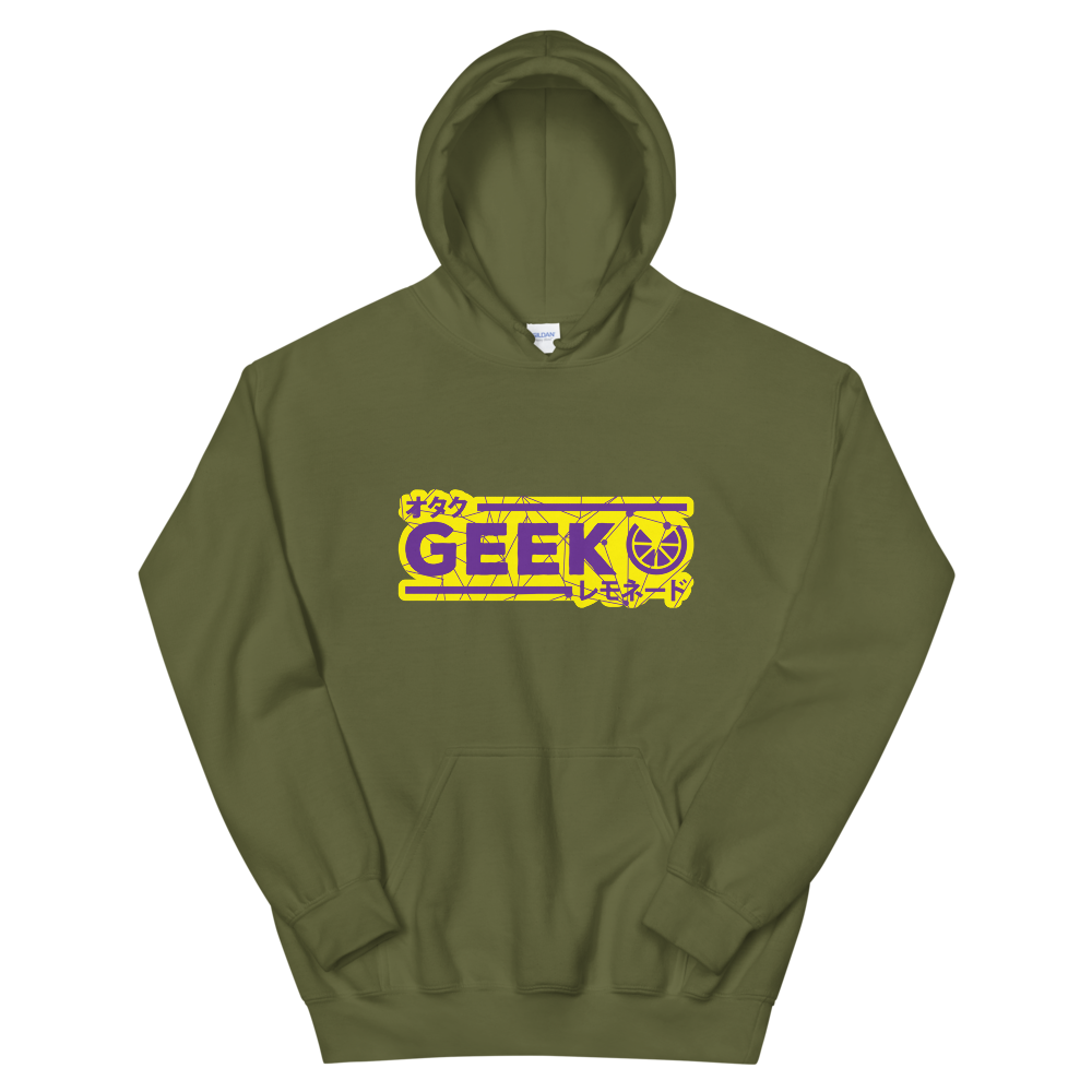 GeekLemonade Yellow and Purp Unisex Hoodie