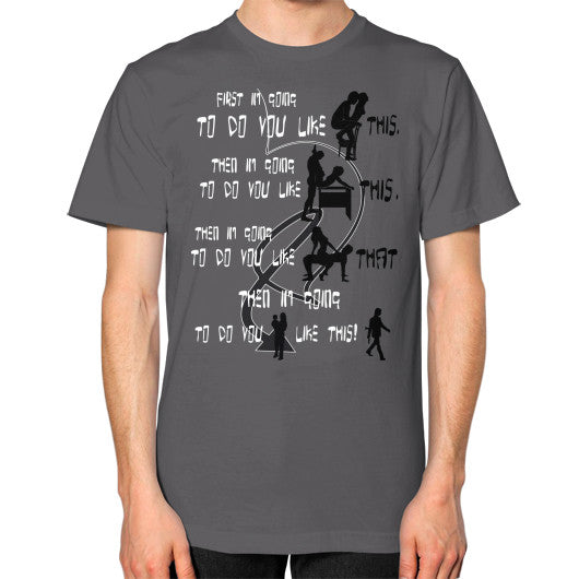 Unisex T-Shirt (on man) Asphalt Ar Designed!