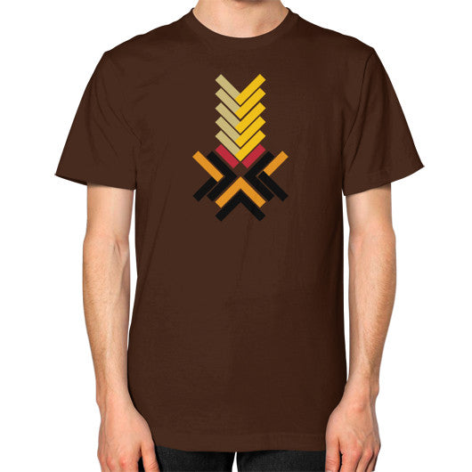Unisex T-Shirt (on man) Brown Ar Designed!