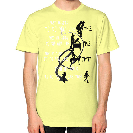 Unisex T-Shirt (on man) Lemon Ar Designed!