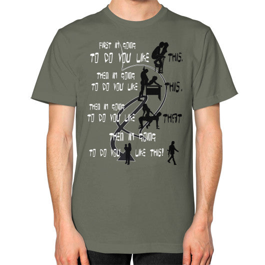 Unisex T-Shirt (on man) Lieutenant Ar Designed!