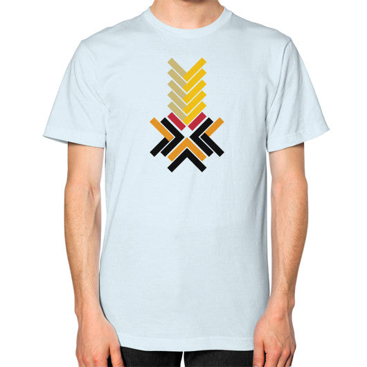 Unisex T-Shirt (on man) Light blue Ar Designed!