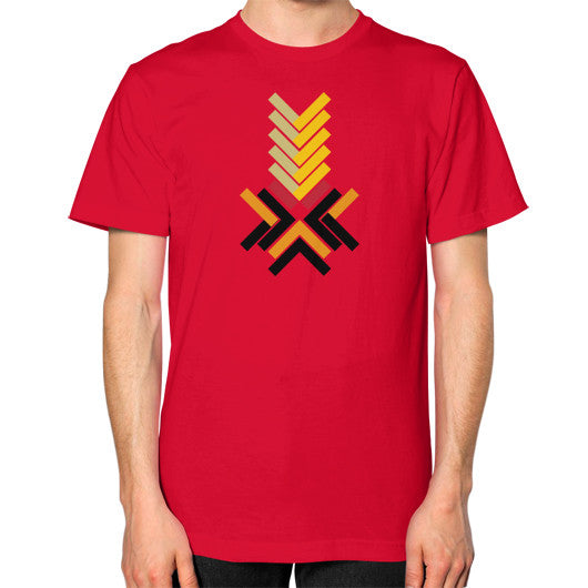 Unisex T-Shirt (on man) Red Ar Designed!