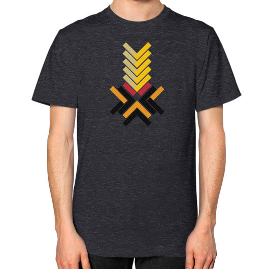 Unisex T-Shirt (on man) Tri-Blend Black Ar Designed!