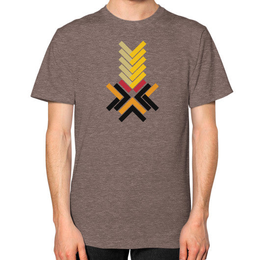 Unisex T-Shirt (on man) Tri-Blend Coffee Ar Designed!
