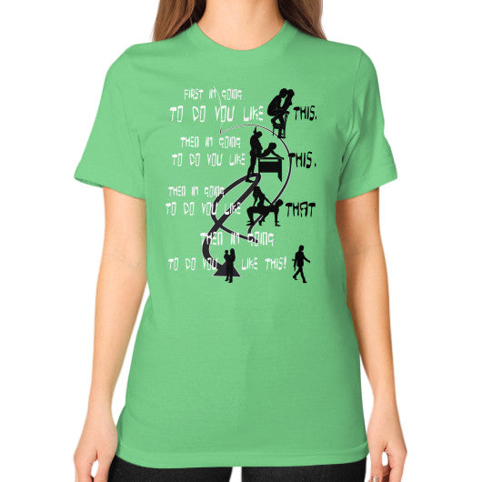 Unisex T-Shirt (on woman) Grass Ar Designed!