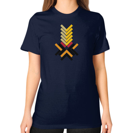 Unisex T-Shirt (on woman) Navy Ar Designed!