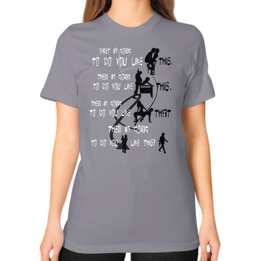 Unisex T-Shirt (on woman) Slate Ar Designed!