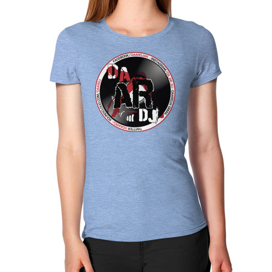 Women's T-Shirt Tri-Blend Blue Ar Designed!